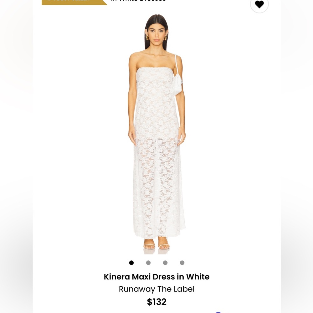 Runaway the Label White Maxi Dress